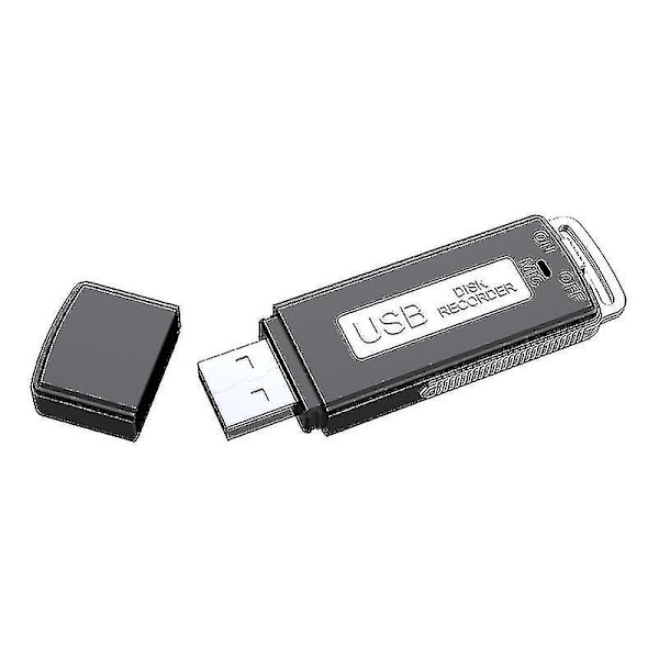 Mini Spy Svart USB Nøkkellogger 240t - Knapp Opptak Strøm Av Lagre Direkte Plugg U Disk Opptaker db