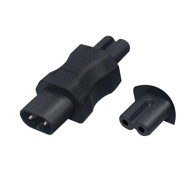 Lett adapter for hann-hunn C7 til C8, rett adapter C8 til C13/C8 til C15 db C8 to C7