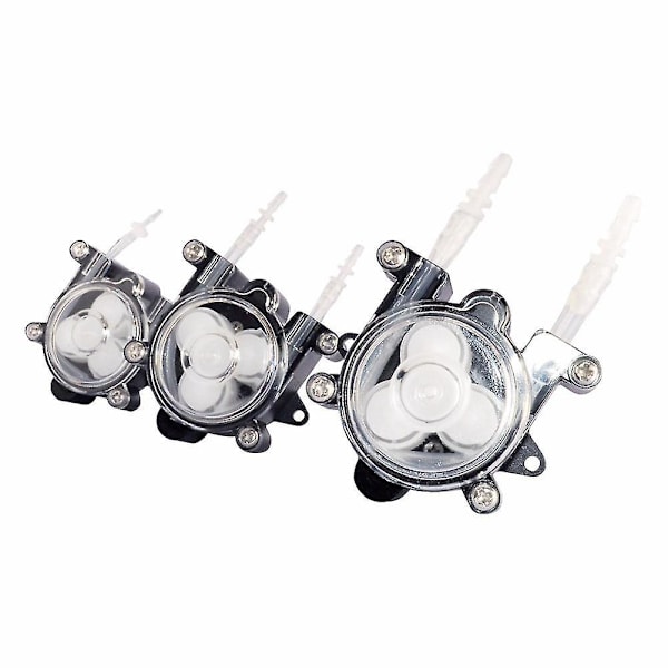 Högflödes Peristaltisk Pump 12v Miniatyr Doseringspump Peristaltisk Slangpump För Lab Aquarium Vätska db Black