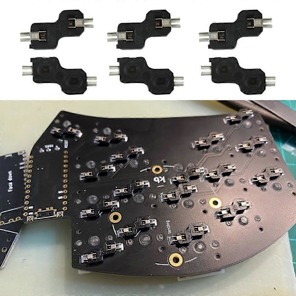 50 st/set Lågprofil Socket Hot Swap Chokladbrytare för Kailh 1350 Mekaniskt Tangentbord Brytare Hot Plug [DB]