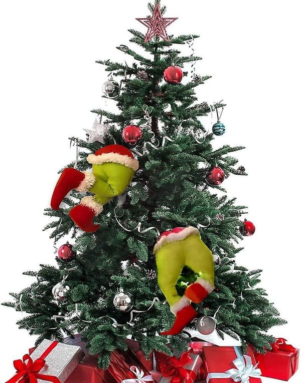 Julekrans Grinch Krans, Julepynt Krans Dekoration {Db)