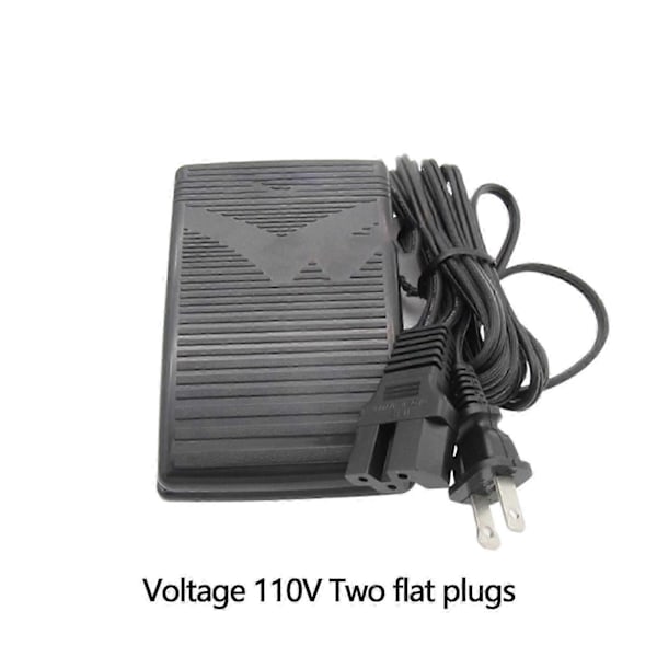 TIL HUSQVARNA VIKING Huskylock 340D, 341D 3400 #30990 FODKONTROL PEDAL+Ledning [DB] B 110V two flat plugs