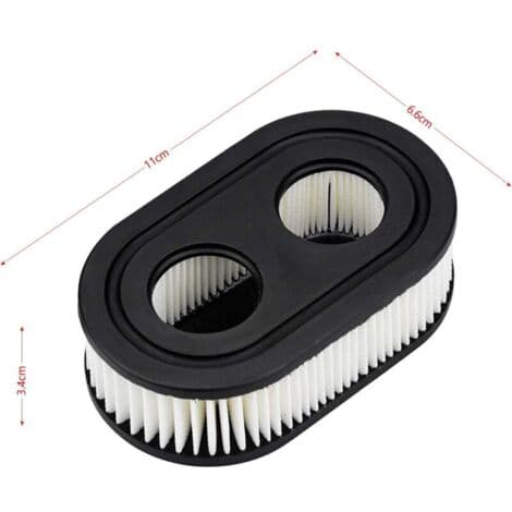 CHOYCLIT 2 stk. luftfilter til plæneklipper til 550E 550EX Briggs & Stratton 798452 593260[DB]