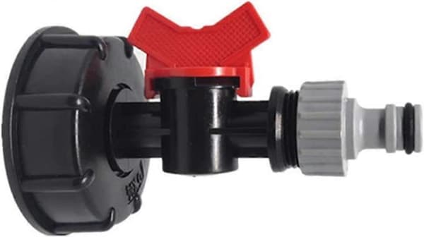 IBC Adapter til havevandstank IBC S60X6 med hane og fitting [DB]