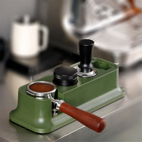 Espresso Tamper Station, Espresso Tilbehør Opbevaringsarrangør Til Størrelse 51-58mm Portafiltre Sort