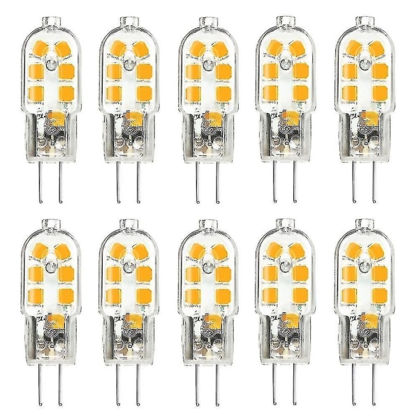 10 delar G4led Corn Pin Lamp Beads (ac/dc12v: Warm Light 3000k) [DB]