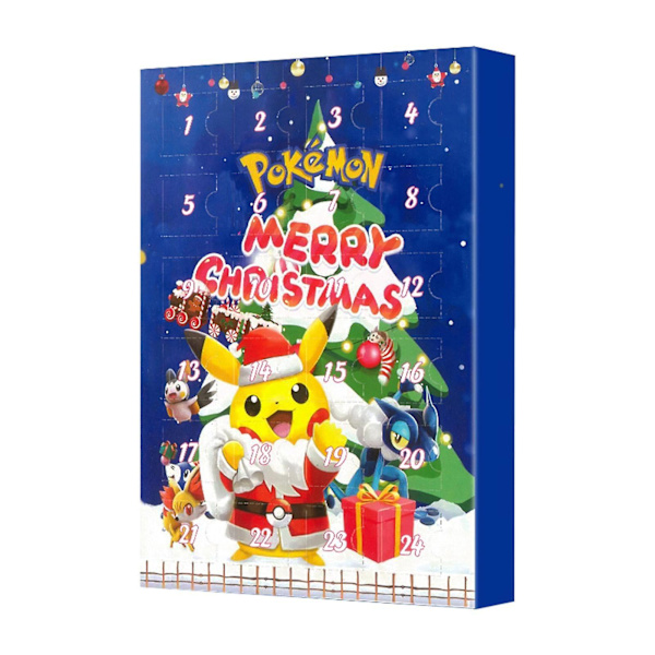 Adventskalender 2023, Adventskalender 2024, Julkalender Animefigurer Med Söta Karaktärer, 24 Stycken DB A