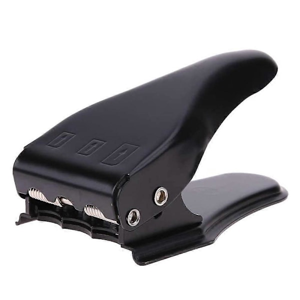 Universal 3-i-1 stans/standard SIM/micro SIM/nano SIM-kortklippare för alla SIM-kort från smartphones/surfplattor inklusive SIM-adapter [DB]