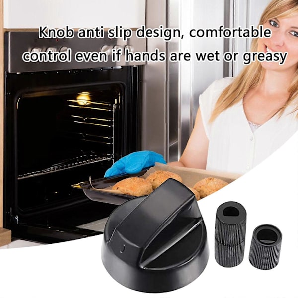 Ovn Komfur Knapper Kontrolknapper Moderne Knapper Udskiftningsknapper Sæt Apparat Kontrolknapper Perfekt til Forskellige Apparater [DB] White