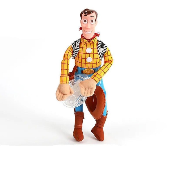 Toy Story Sheriff Woody Buzz Lightyear Bil Dockor Plyschleksaker Bil Bakre Hänge Roliga Leksaker Söta Bil Dekorationer Födelsedagspresenter DB 45cm woody A