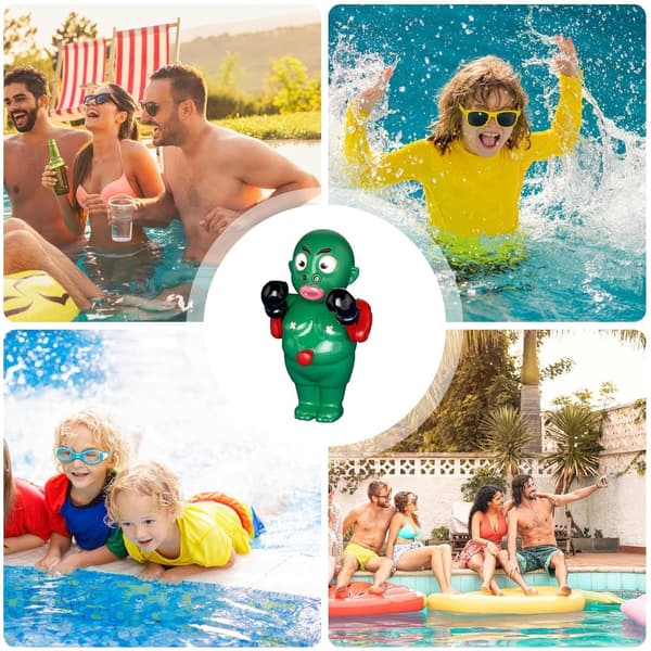 Vandlegetøj, sjove \"bokse\"-spil med næsespray, tilbehør til poolfester (DB)