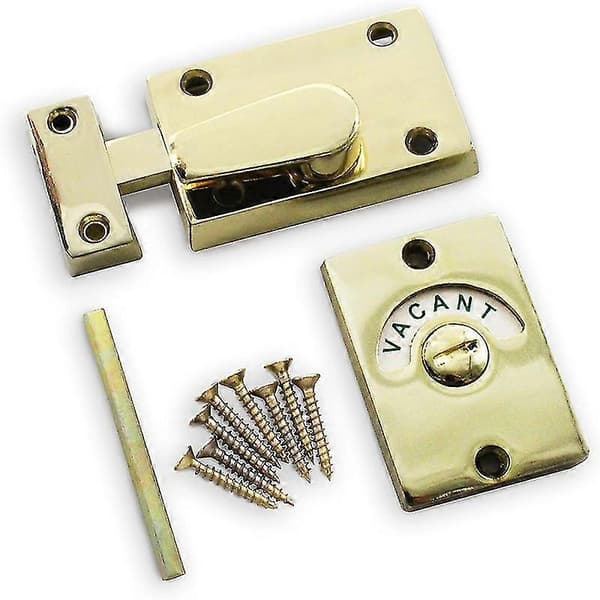 Toilet Indikator Bolt Ledig/Optaget Messingbelagt Tw [DB]