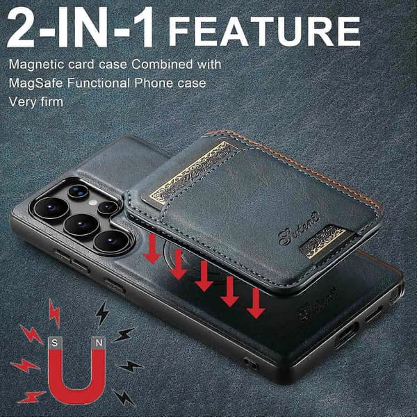 Telefoncover til Galaxy S25 Ultra [DB] Multicolor Blue