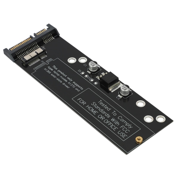 SSD til SATA-adapterkort for Apple Macbook Air A1370 A1369 2010/2011 SATA-kort [DB] Black