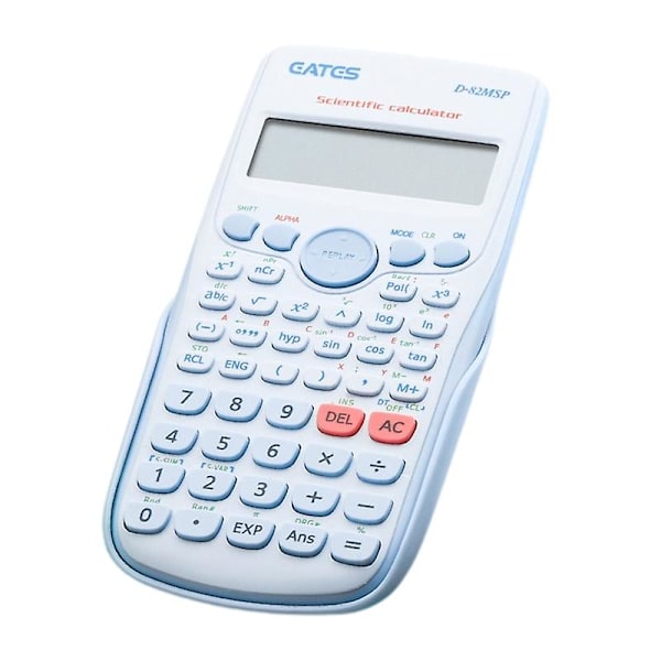 Videnskabelig lommeregner med 240 funktioner 82MSP til studerende Matematikværktøj 2 linjer [DB] Blue