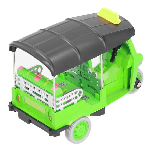 Pull Back Thailändsk Trehjuling Simulering Legering Tuk Tuk Bilmodell Leksak Barn Fordonsleksak Röd [DB] Green