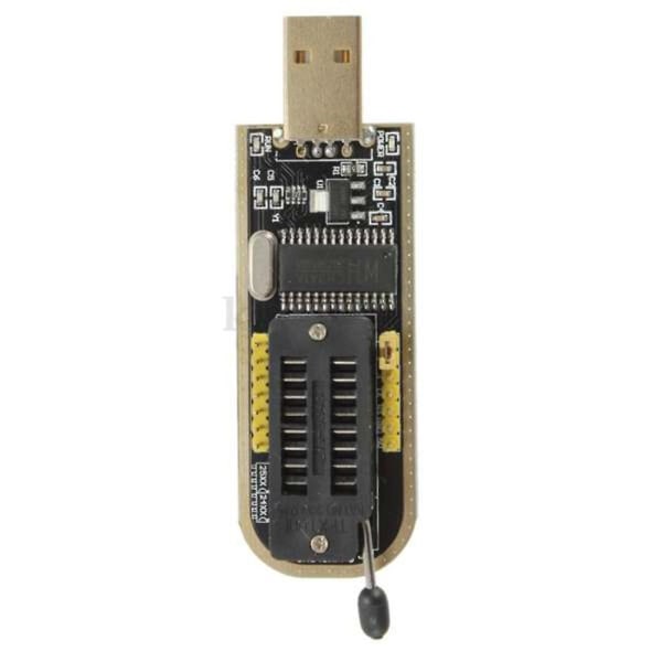 Ch341a 24 25 Serie Eeprom Flash Bios Usb Programmer Modul + Soic8 Sop8 Testklemme Til Eeprom 93cxx  [XC] As shown