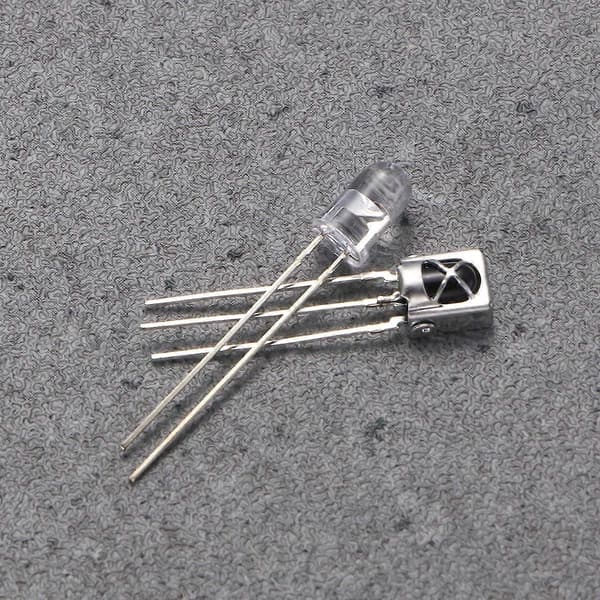 Infrarød diode IR-sender og -mottaker for 5 par sett [DB]