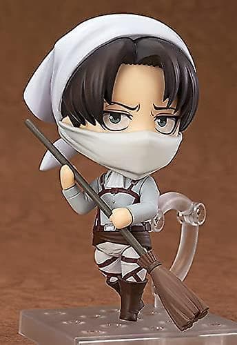 Attack On Titan Levi Ackerman Clearance Figur Anime Chibi Utsøkt Actionfigur Db