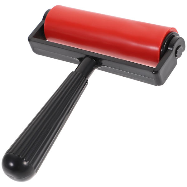 10 cm Valserulle Valseruller Håndverk Hard Gummi Applikator Høy Varme Silikon Rulle Epdm Tak Rulle Rulle Håndverk [Db] Red 15x10x3cm