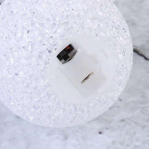 Lysende legetøjskrystal natlampe til belysning, 3 stk. farverige LED-lamper