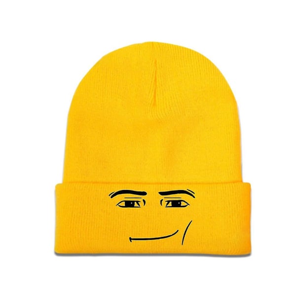 Roblox Ansigtsstrikning Strikket Hue Beanie Caps Skullies Beanies Ski Cap Blød Bonnet Huer Vinter Varme [DB] 4