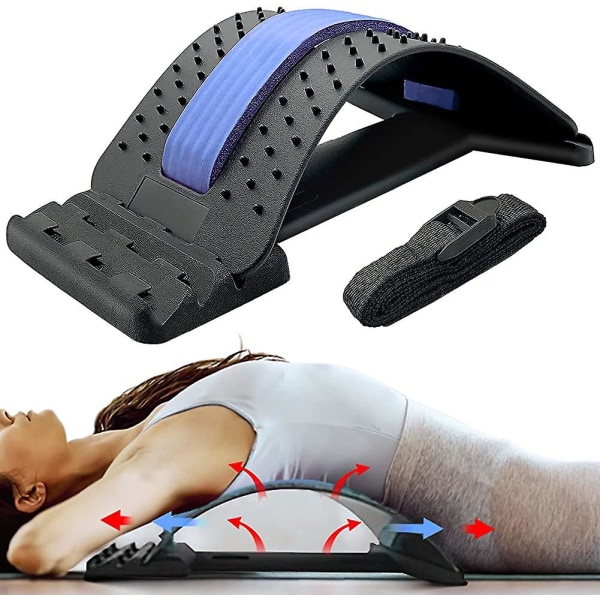 Back Stretcher Ryg Massager Til Lmell Ryg Afslapning Og Smertelindring, 3 Niveauer Gave