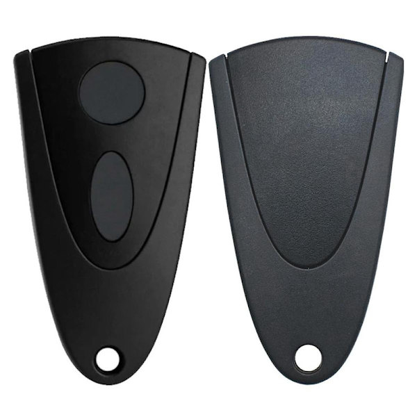 433mhz Garagedörröppnare för Tormatic Novotron 502 Max43-2 / 512 Mix43-2 Fjärrkontroll 2-pack (svart nyckel) {DB} Black