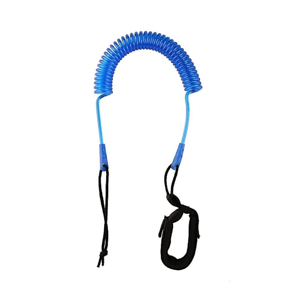 Windsurfing Surfbræt Paddle Board Leash Surfing Coiled Ankel Fod Ben Reb [DB] Blue