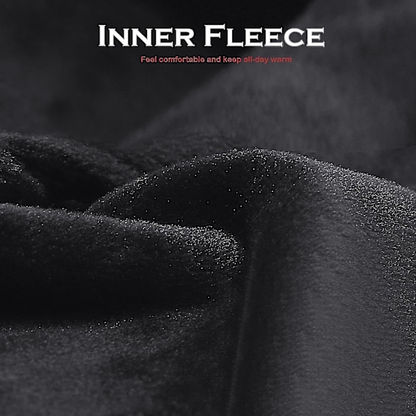Miesten Talviset Vedenpitävät Hanskat Kosketusnäyttötaskulla Liukumattomat Fleece-lämpöhanskat DB grey X-Large