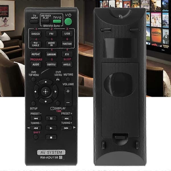RM-ADU138 Erstatningsfjernkontroll for Sony AV-system DAV-TZ140 [DB]