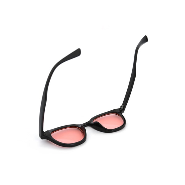 Unisex solbriller Personlighed Street Shooting Solbriller Round Tide Retro (Pink)
