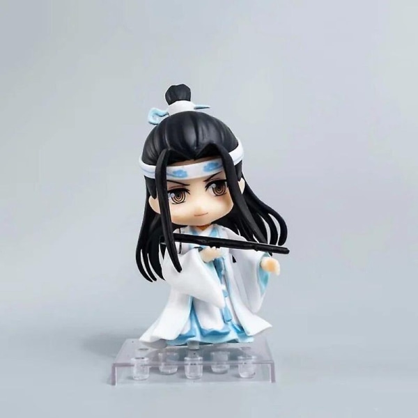 10cm Modaozushi Figur Wei Wuxian Lan Wangji Yilinglaozu Pvc Action Figur Modell Kawaii Samleobjekter Db 1068