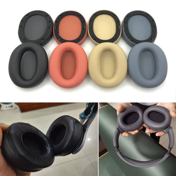 Öronkuddar för Edifier W820nb hörlurar med plastspänne [DB] Gray