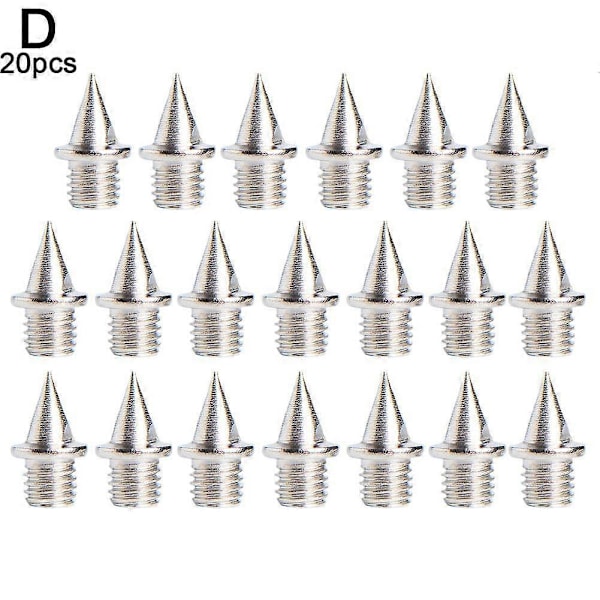 Udskiftningsspidser til løbesko 20 x Pyramid Spikes db Needle spikes