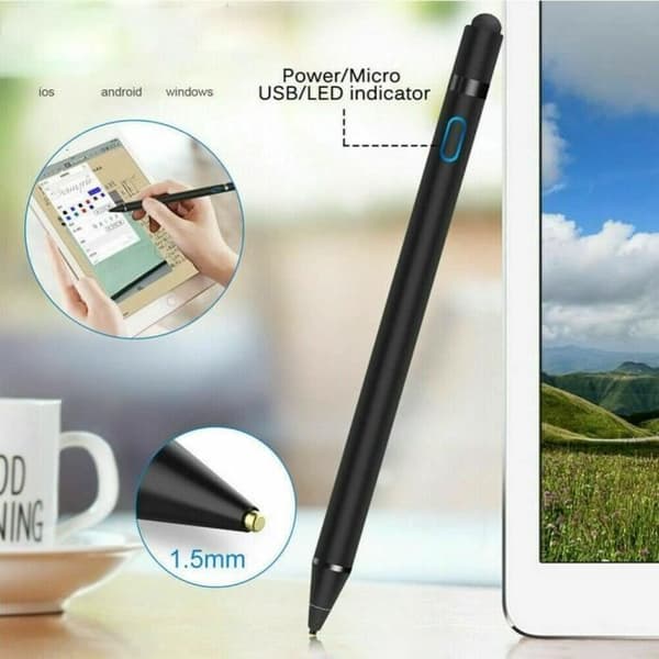 Letouch K811 Kapacitiv Touchscreen Stylus til iPhone iPad Smartphone Tablet PC Sort[DB] black