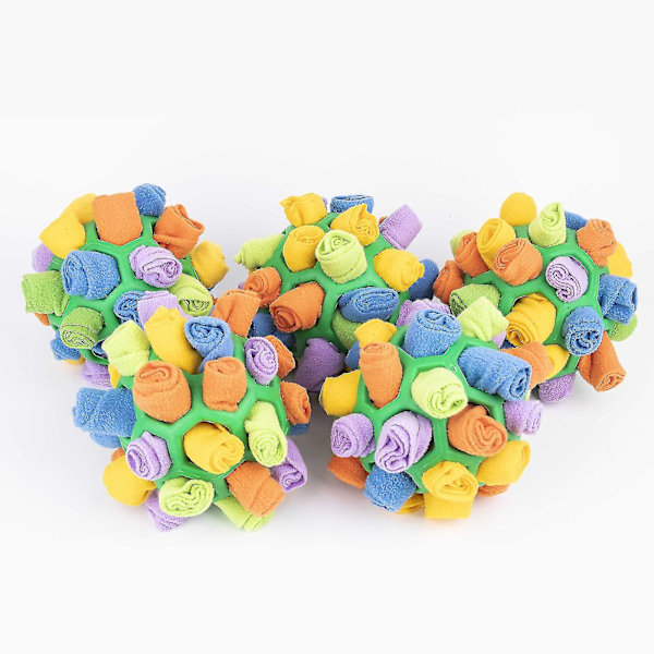 Snuffle Ball för Hundar av Alla Raser, Storlekar och Åldrar, Långsam Matning Interaktivt Pussel Hundleksak [Db] green