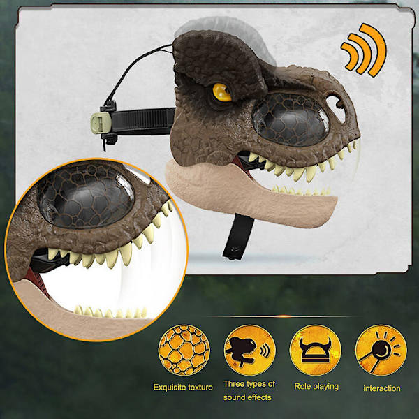 Dominion Tyrannosaurus Rex Chomp 'n Roar Mask Db