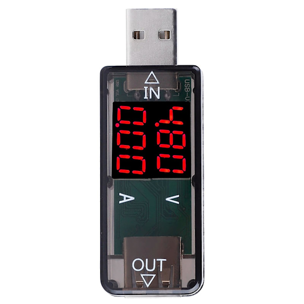 USB-testeri, värillinen LCD-jännitteen-, virran- ja multimetrilaturi, virtamittari [db]