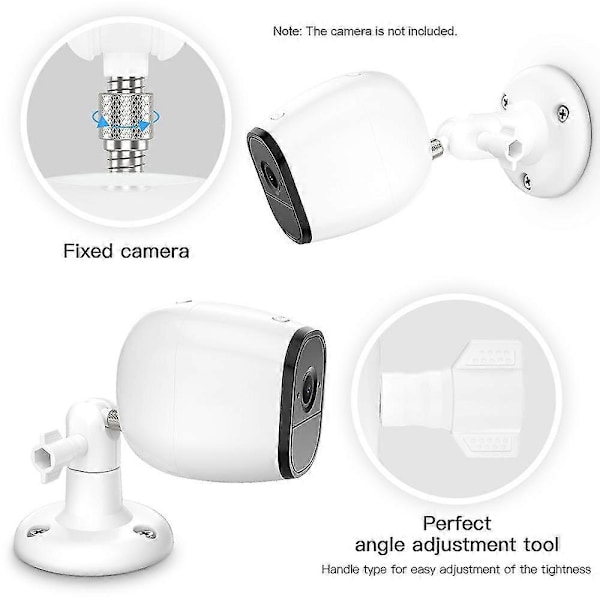 3-pack Justerbart Väggfäste för Arlo HD/Arlo Pro/Arlo Pro2/Arlo Go/Arlo Ultra/Wyze Cam Pan Hemmakamera Monteringsfäste Utomhus Inomhus För [db] 3PCS