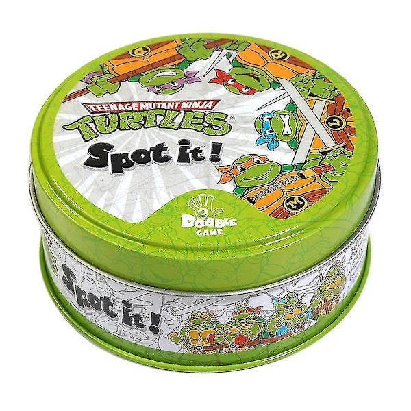 Tegneserie Spot It Matchende Kortspill Logisk Resonnering Trening Brettspill Gave Til Barne-Dagen {db} Ninja Turtles