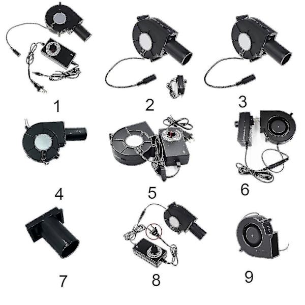 97mmx33mm Luftblåsfläkt med Hastighetsregulator Stark Vind Kompatibel Spis Skåp Rökutsug AC-driven Fläkt 9733 Kompatibel Gör-det-själv db 220V EU speed regulation*US