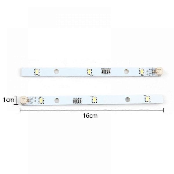 2x LED-lysstrimler til Rongsheng Hisense Logic Køleskab Fryser MDDZ-162A 1629348 db