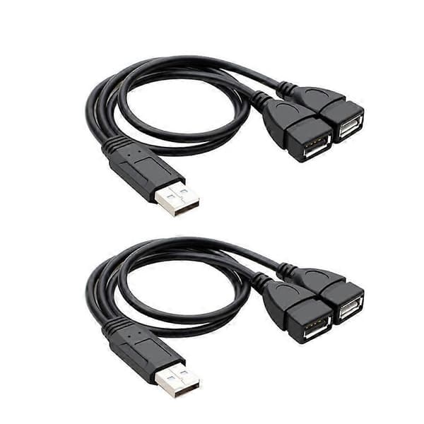 Y-kaapeli Kaksois-USB-portin jatkaja Hub Data Charger Power Split -sovitin [db]