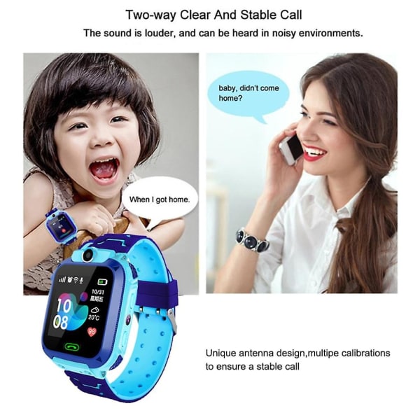 Børns telefon Vandtæt børns mobiltelefon ur med placering