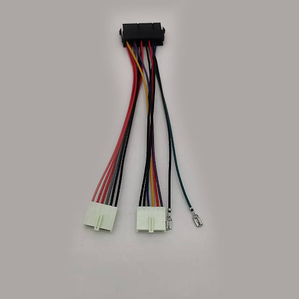 1 stk. 20pin Atx til 2port 6pin At konverterkabel ledning til 286 386 486 computer [DB] Multicolor