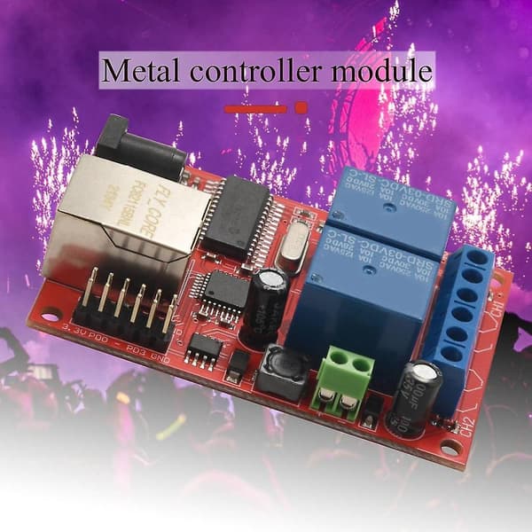 LAN Ethernet 2-vejs Relækort Forsinkelsesskifter TCP/UDP Controller Modul Webserver [DB]