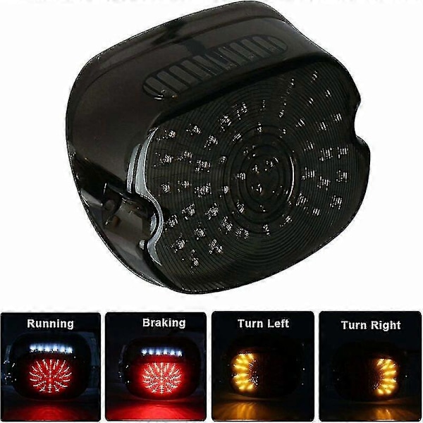 LED-ombygd spesial bakre multifunksjons LED-baklys med blinklys på baklys for Harley - Davidson [DB]