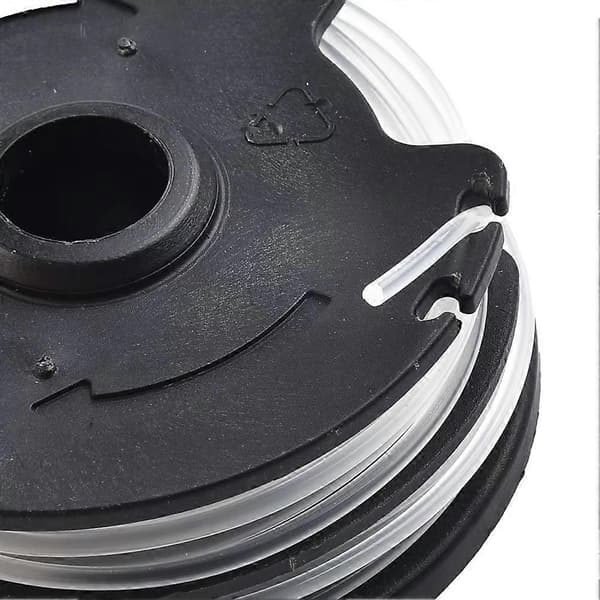 8 stk. trådspoler for LIDL for Parkside trådløs gresstrimmer PRTA 20-Li A1/B2/C3 trådløs gressklipper spole tilbehør [DB] Black