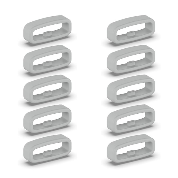 Armbandsbandshållare Silikon Fäst Ringhållare 18mm/20mm/22mm Bältesöglor { DB} Gray 22MM